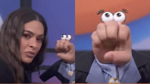 Compayito besa a Galilea Montijo