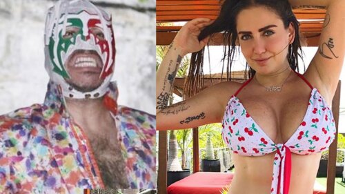 ‘Escorpión Dorado’ reta a Celia Lora y termina sin ropa en la calle
