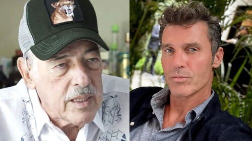 Andrés García llama "retrasado mental" a Leonardo, su hijo