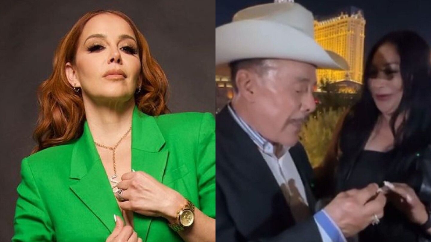 Rosie Rivera reacciona al compromiso entre su papá y Nataly
