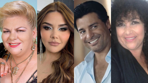 Paquita la del Barrio, Yuridia, Chayanne y Amanda Miguel