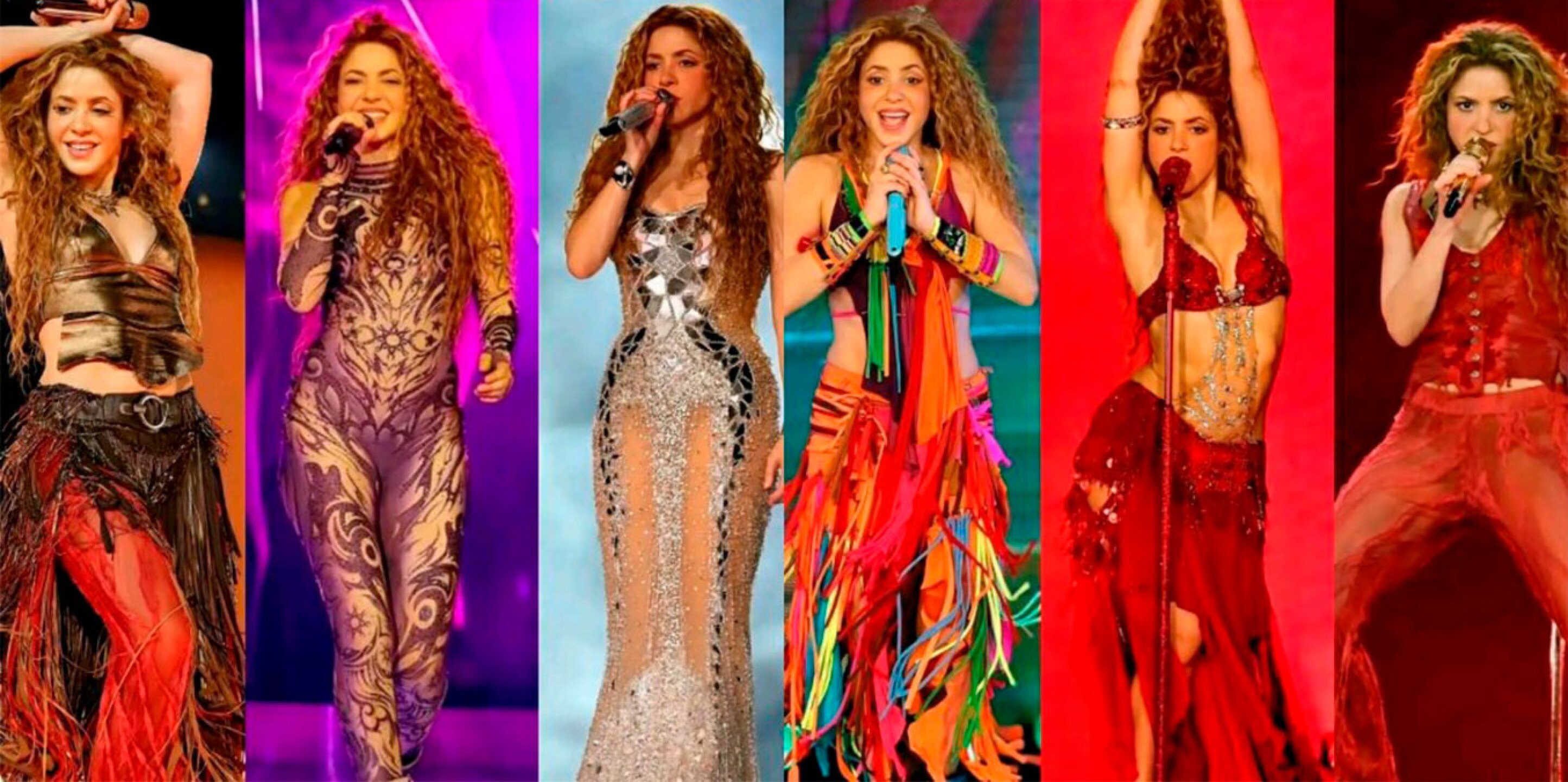 Shakira vestuarios concierto gira mundial