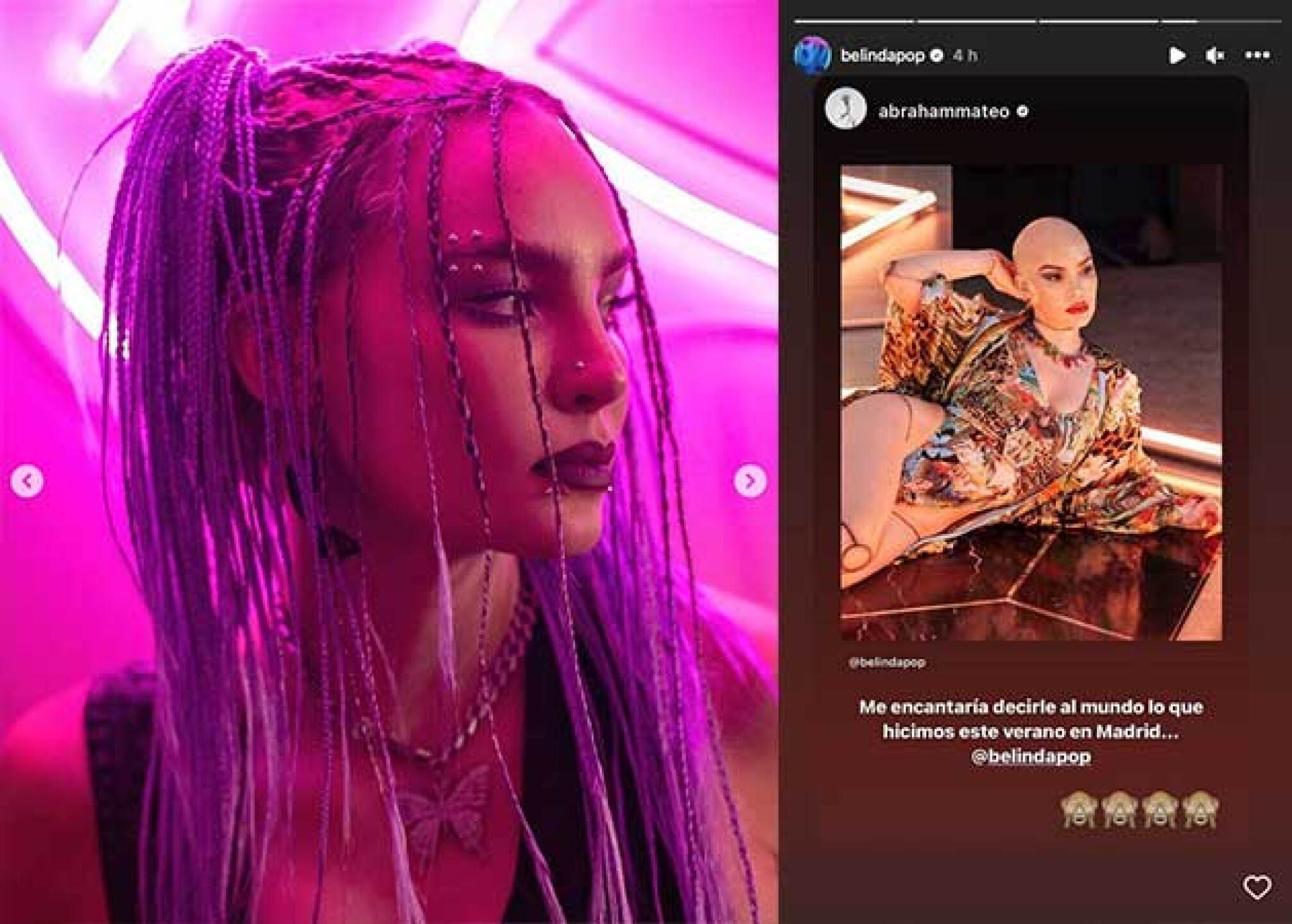 Belinda cautivó en redes