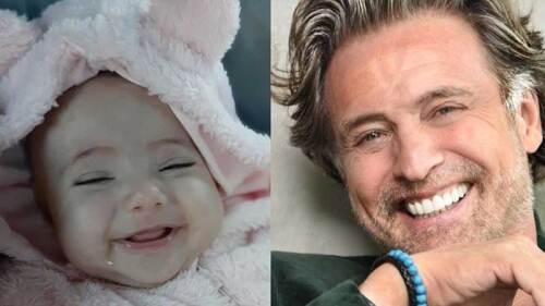 Juan Soler conoció a su nieta Alfonsina