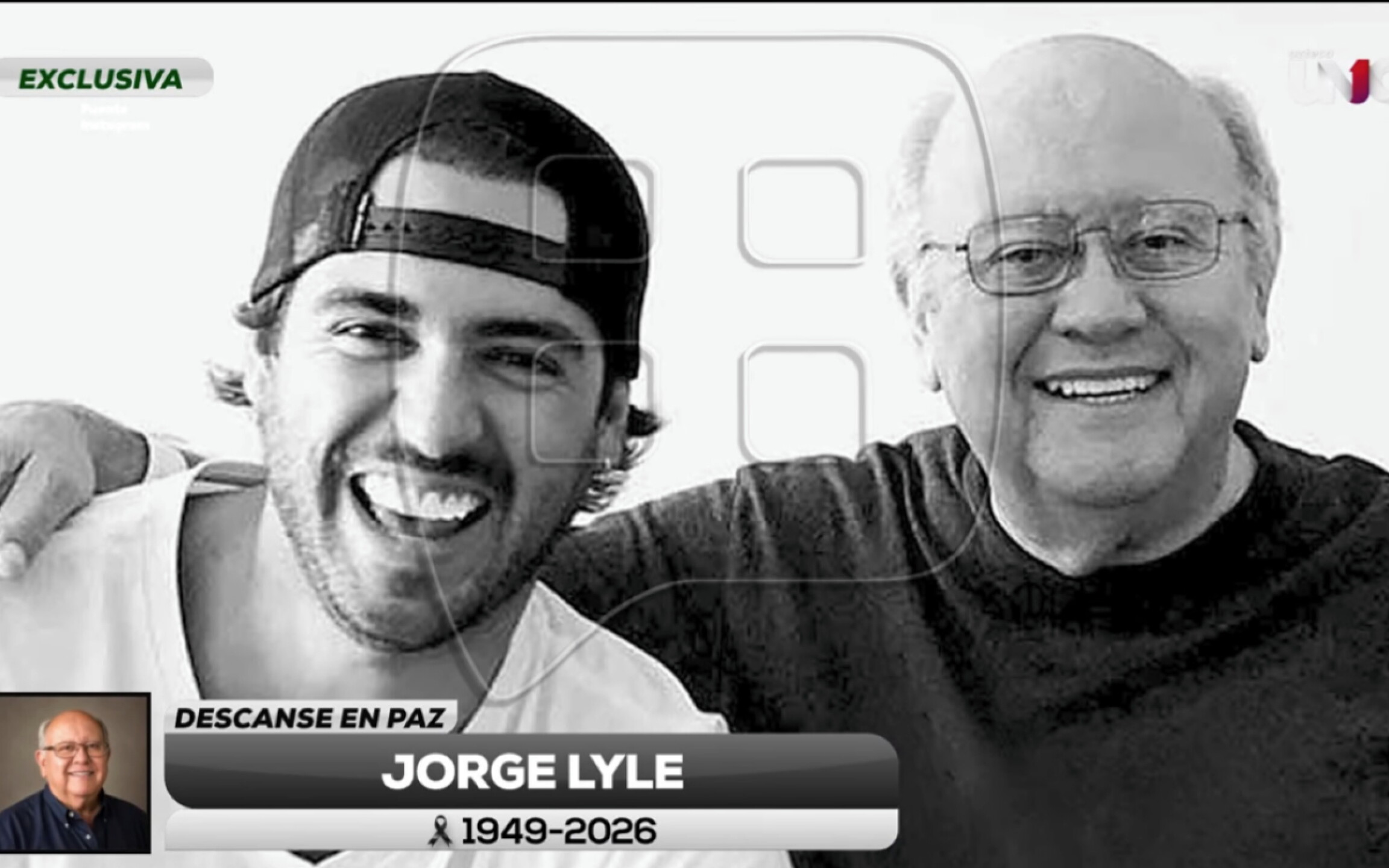Pablo Lyle y su papá
