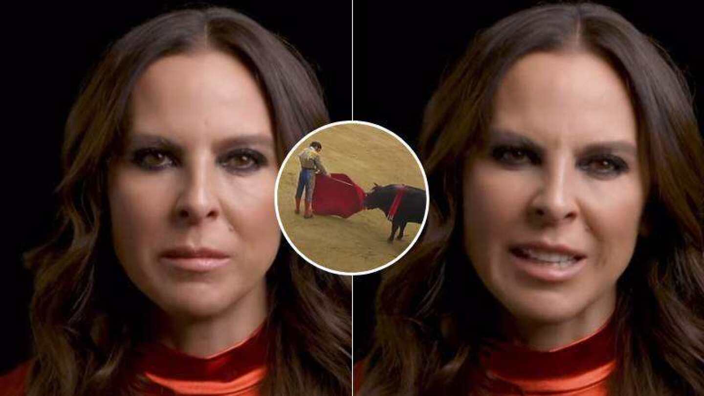 Kate del Castillo se pronuncia en contra de las corridas de toros: "Eso no es cultura"