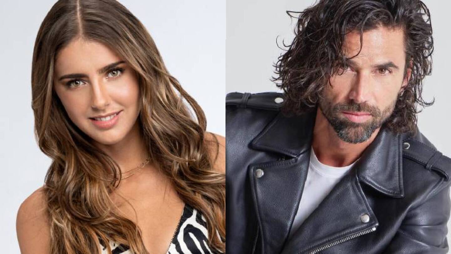 Michelle Renaud y Matías Novoa