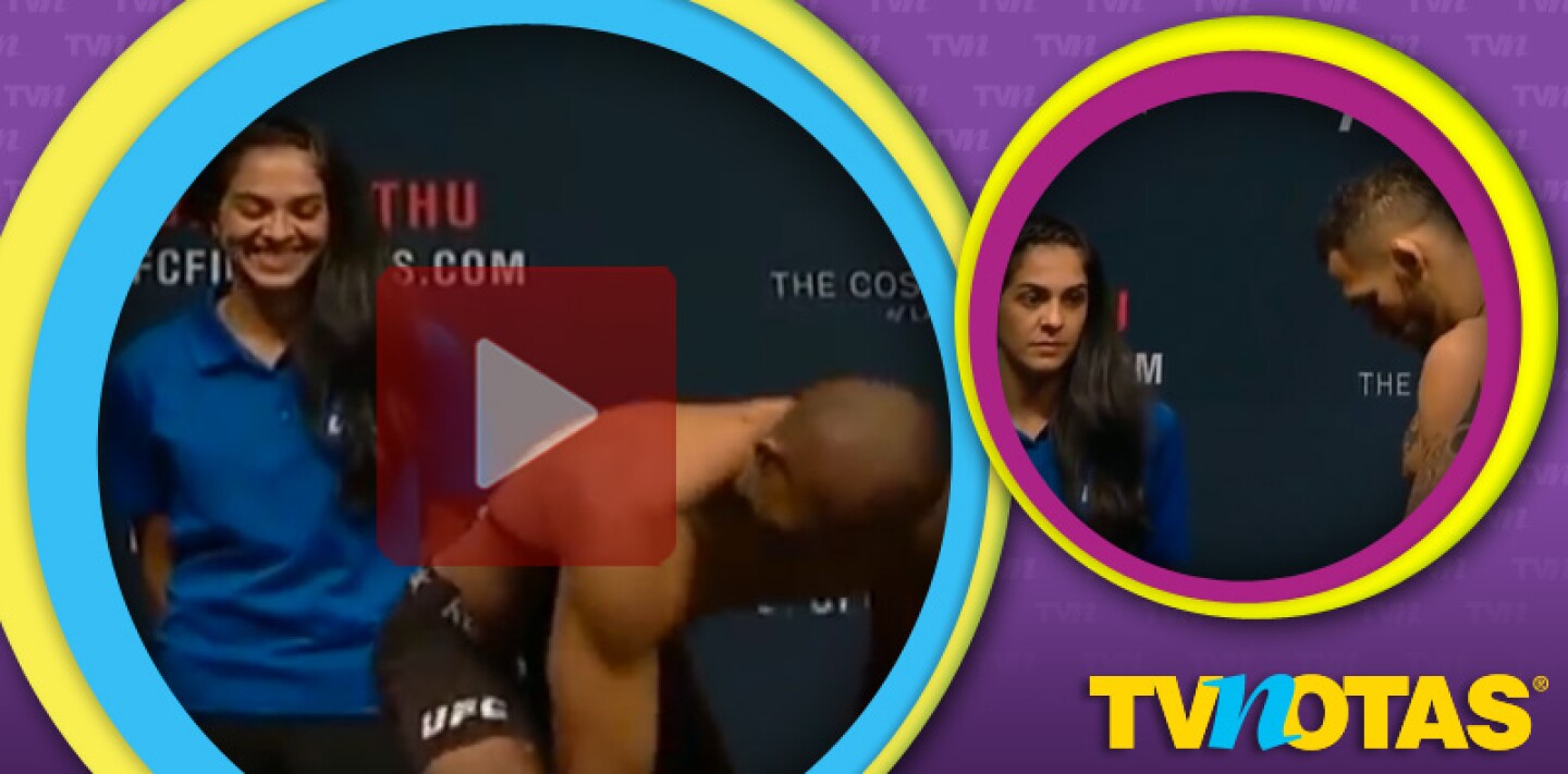 Los peleadores de UFC la dejaron atónita.