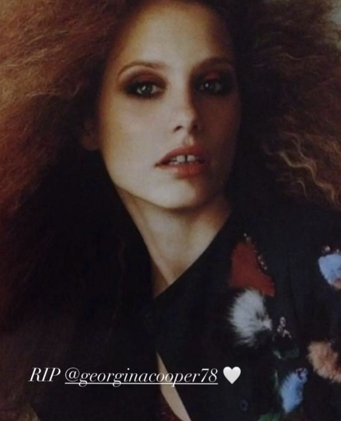 Supermodelo Georgina Cooper