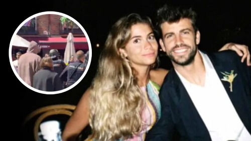 Piqué y Clara Chía