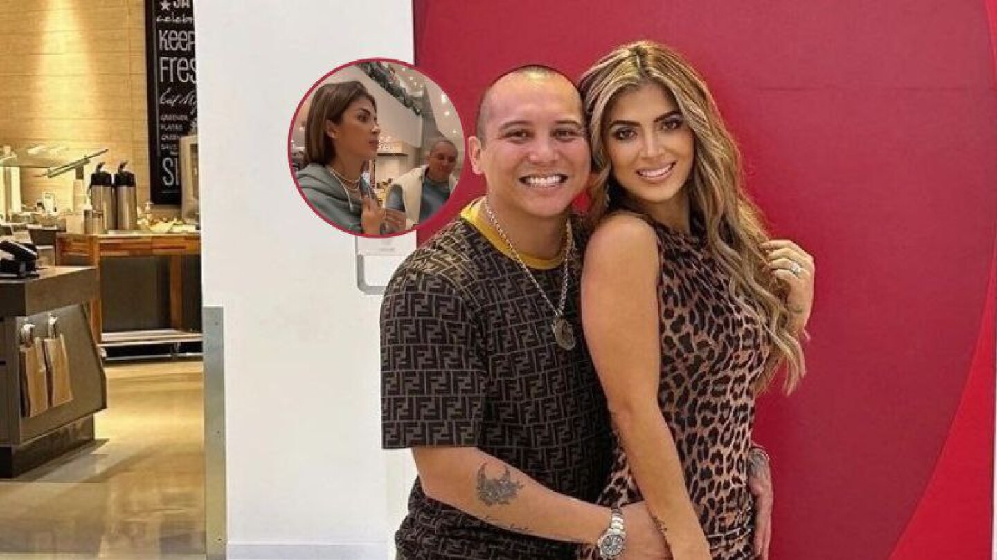 Edwin Luna y Kimberly Flores collar