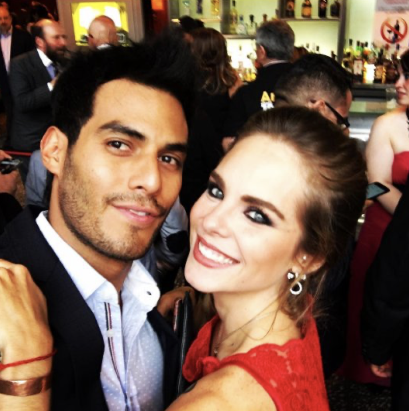 Hugo Catalán y María José Magán juntos