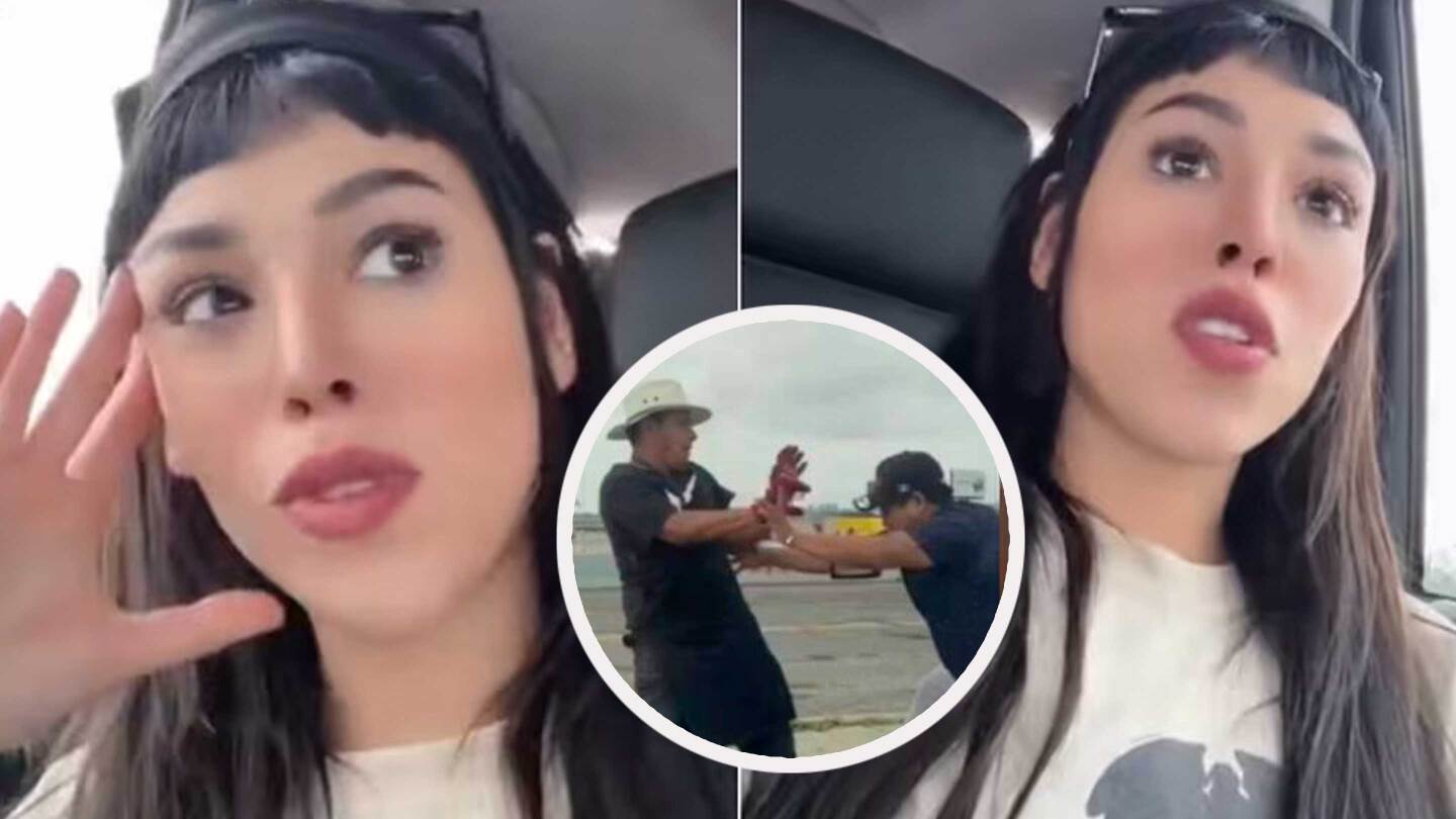 Danna Paola queda atrapada en plena pelea callejera, ¡documento todo!