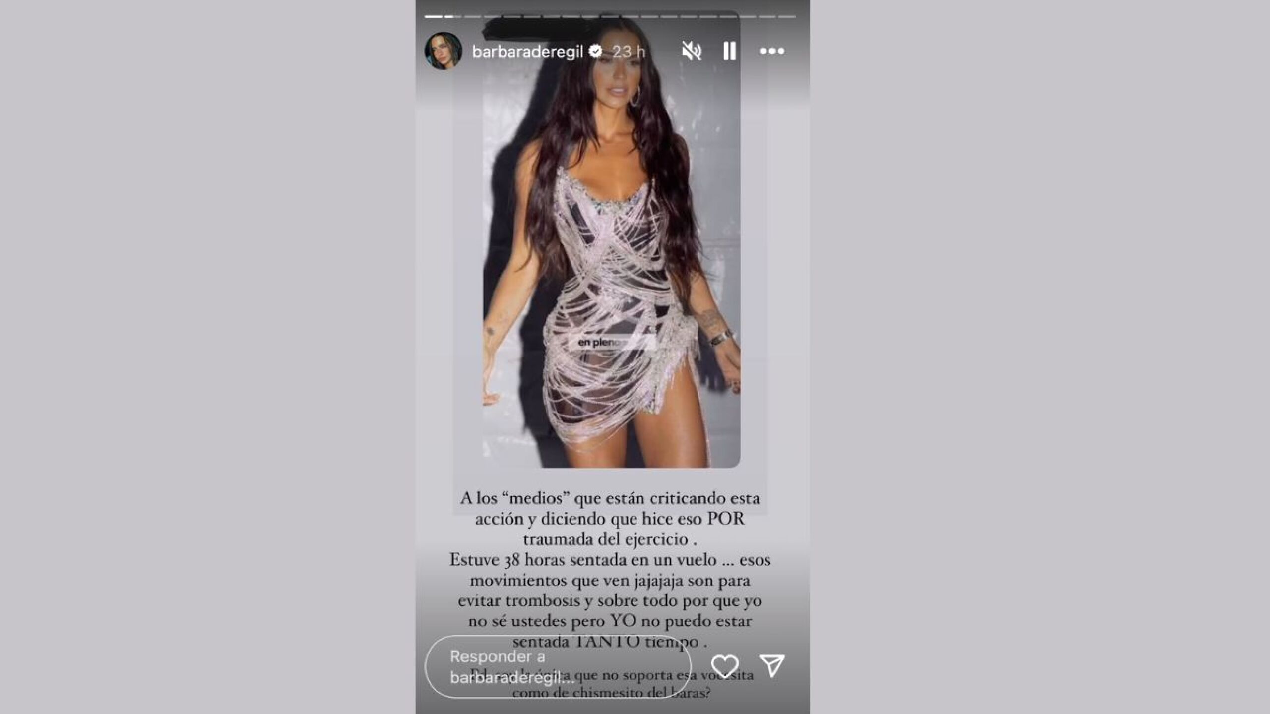 Bárbara de Regil responde a las críticas