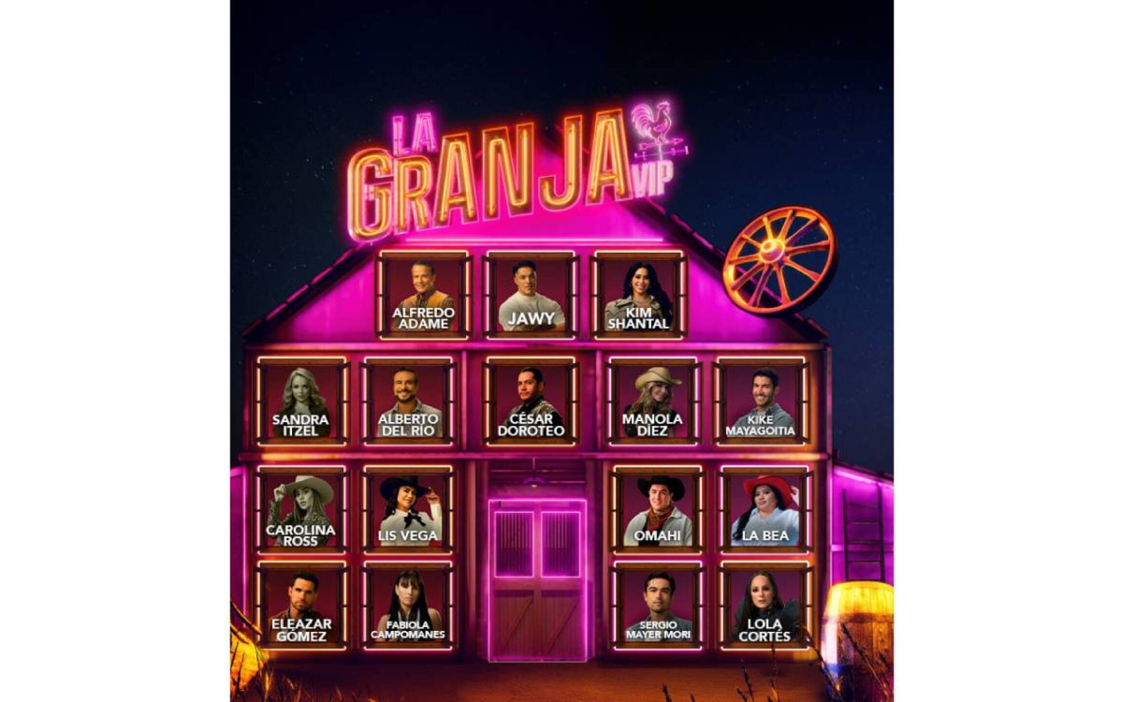 Habitantes tercera semana de La granja VIP