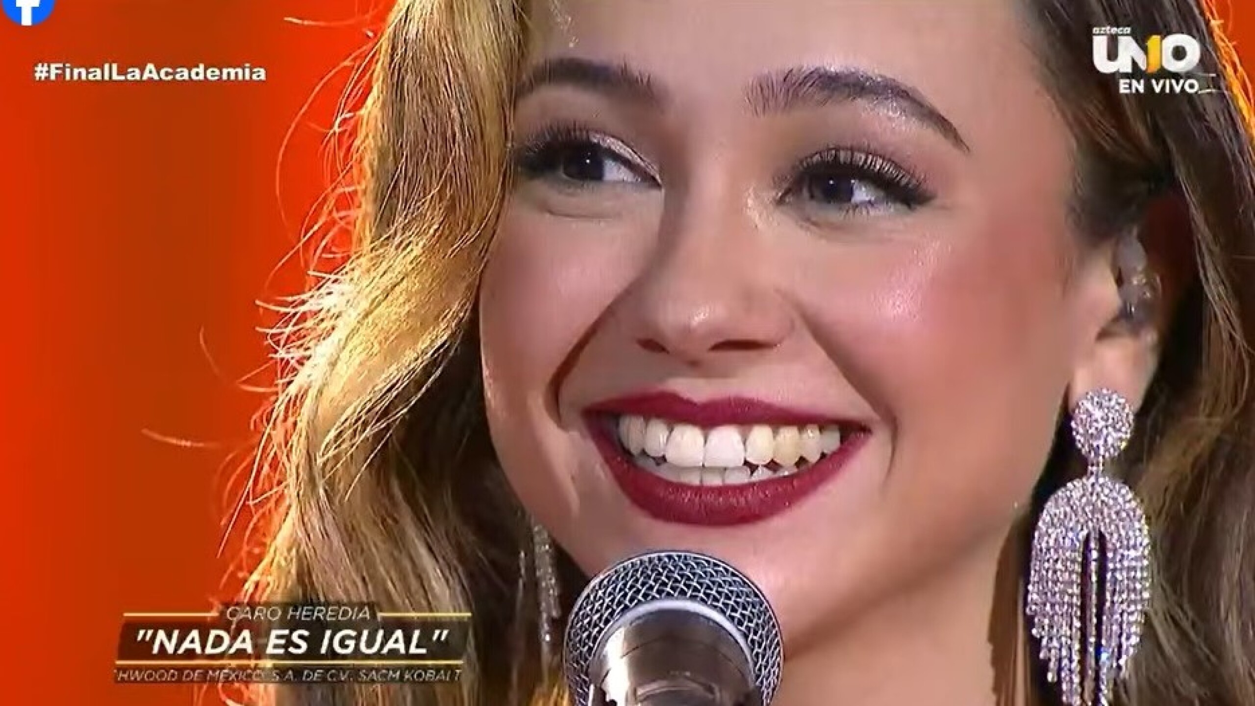 Caro, concierto final La academia 2024