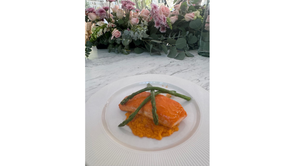 Boda de Aleida Núñez, el banquete