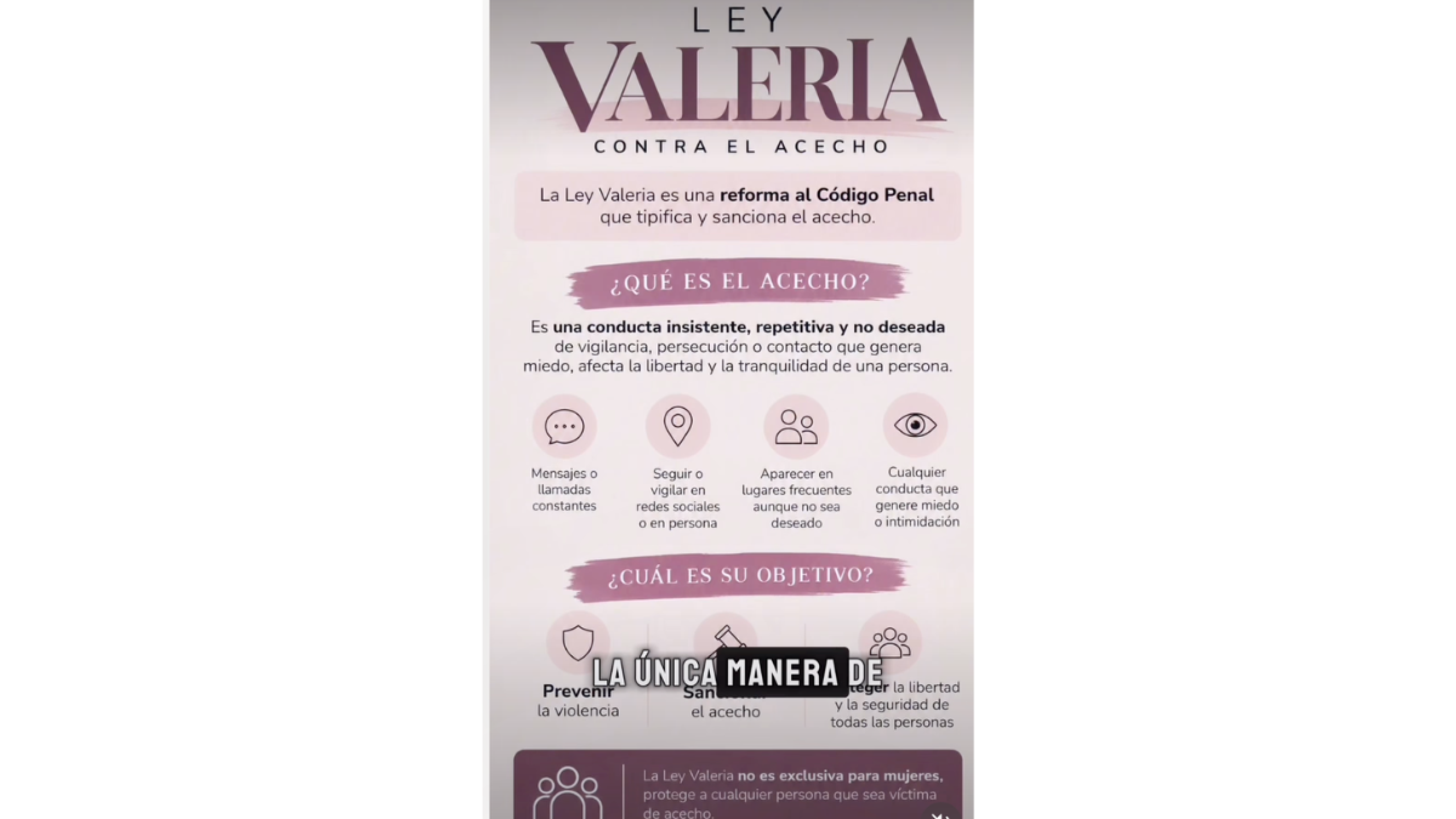 Bárbara Islas: Ley Valeria