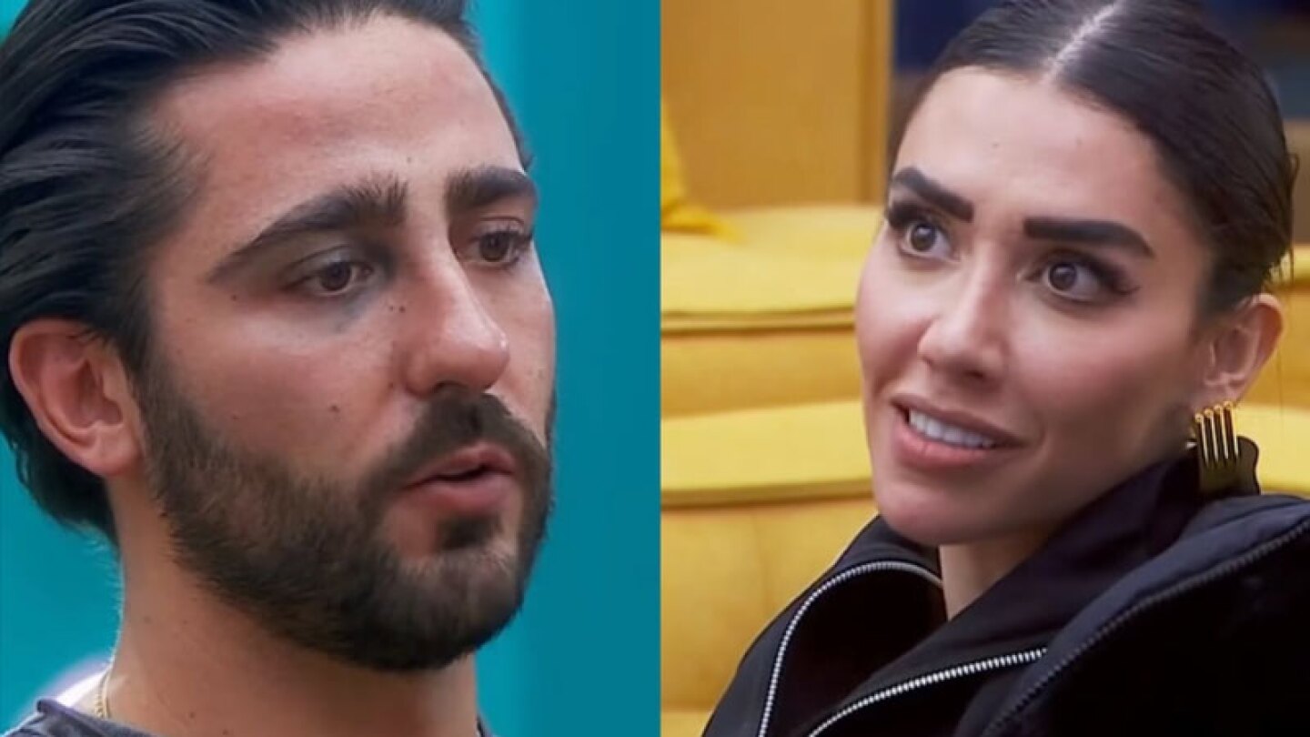 Potro y Karime en La casa de los famosos enfrentamiento