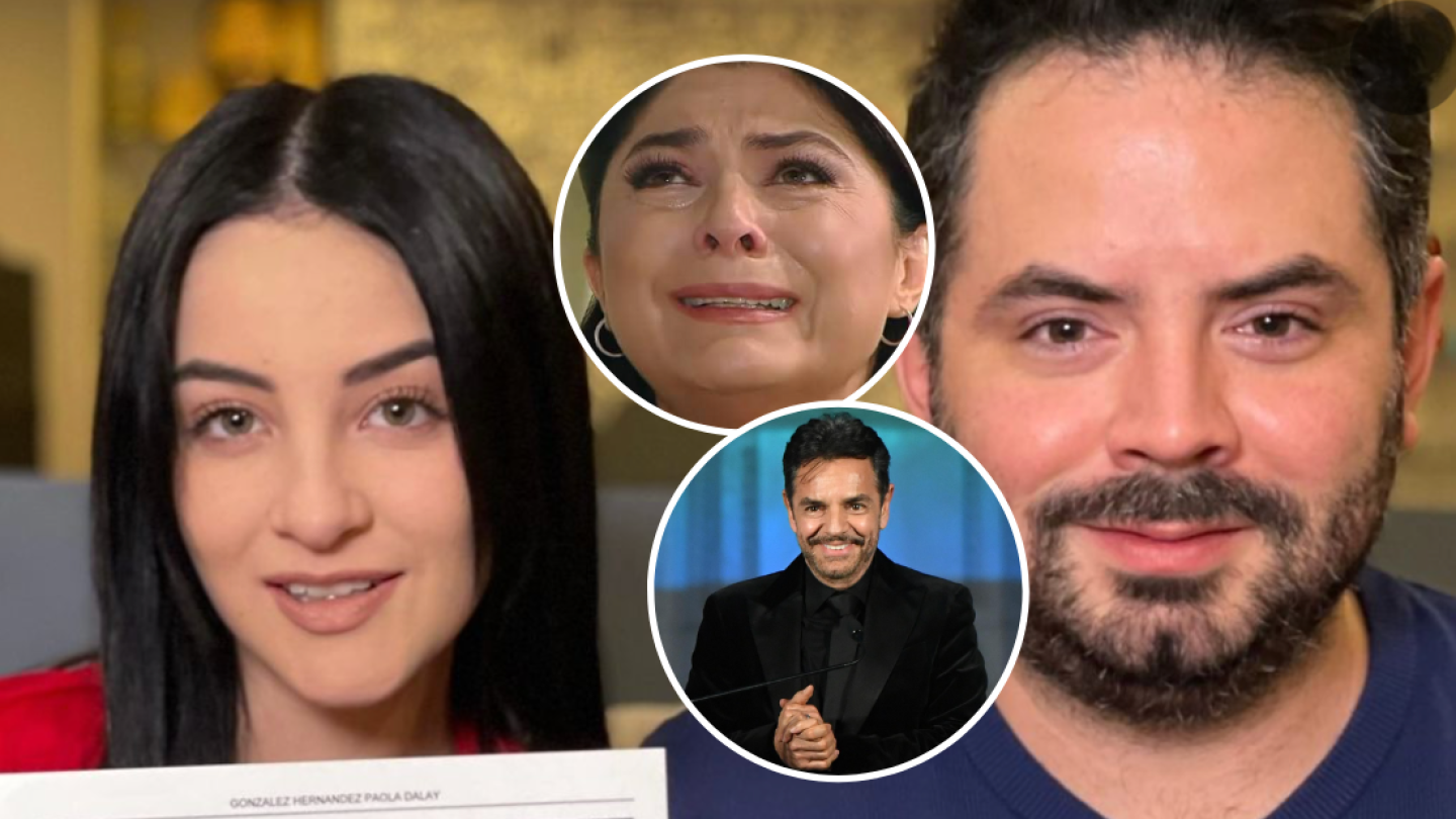 Victoria Ruffo y Eugenio Derbez se enteran que serán abuelos