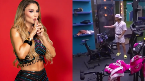 Ninel Conde, gimnasio La casa de los famosos México