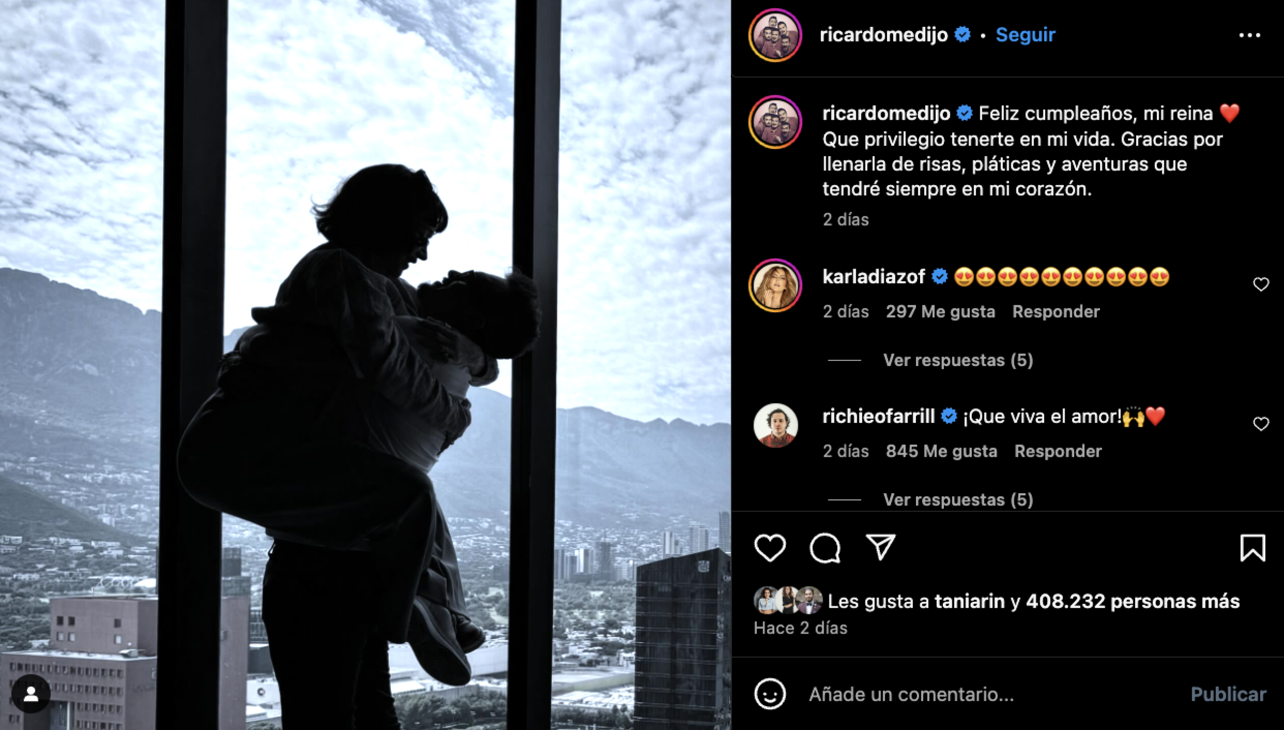 Ricardo Pérez le dio anillo a Susana Zabaleta ¿hay boda en puerta?