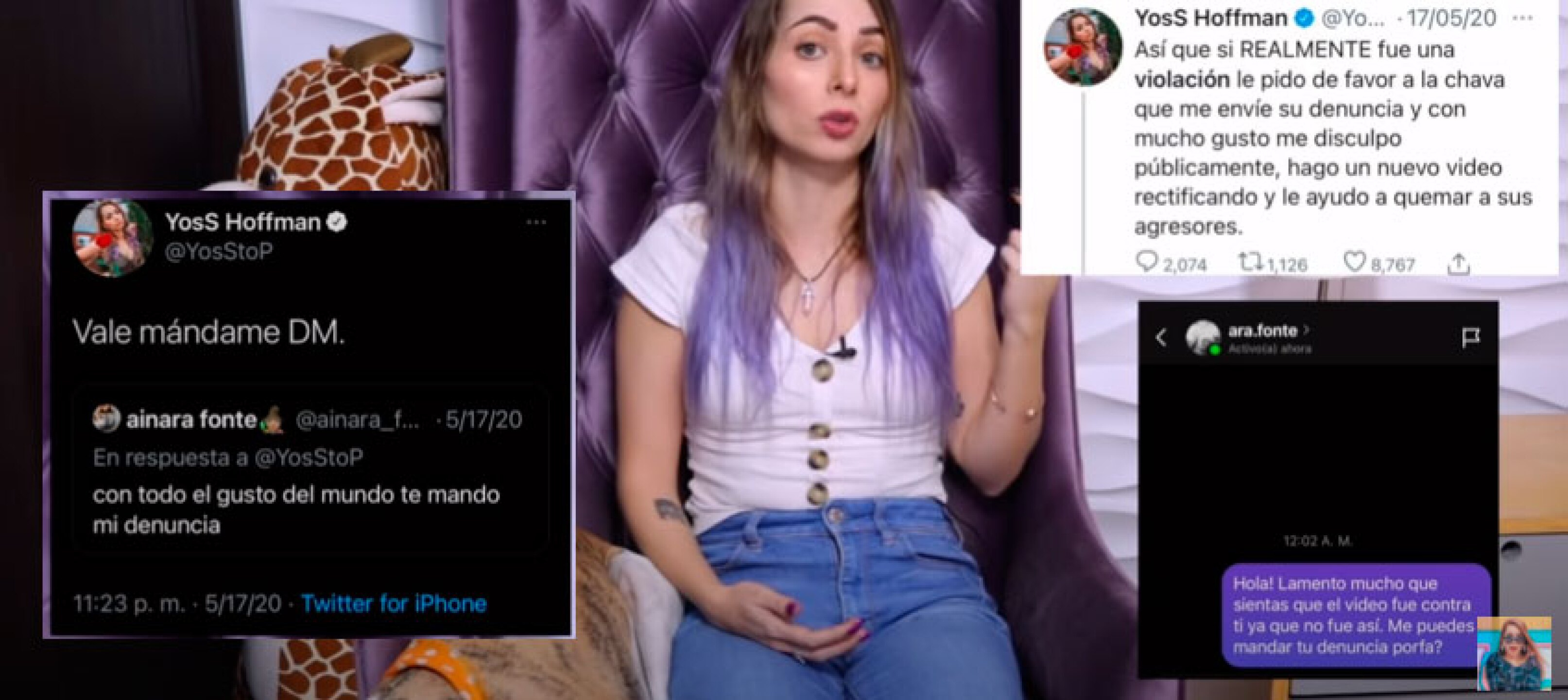 yosstop violación pornografía cárcel