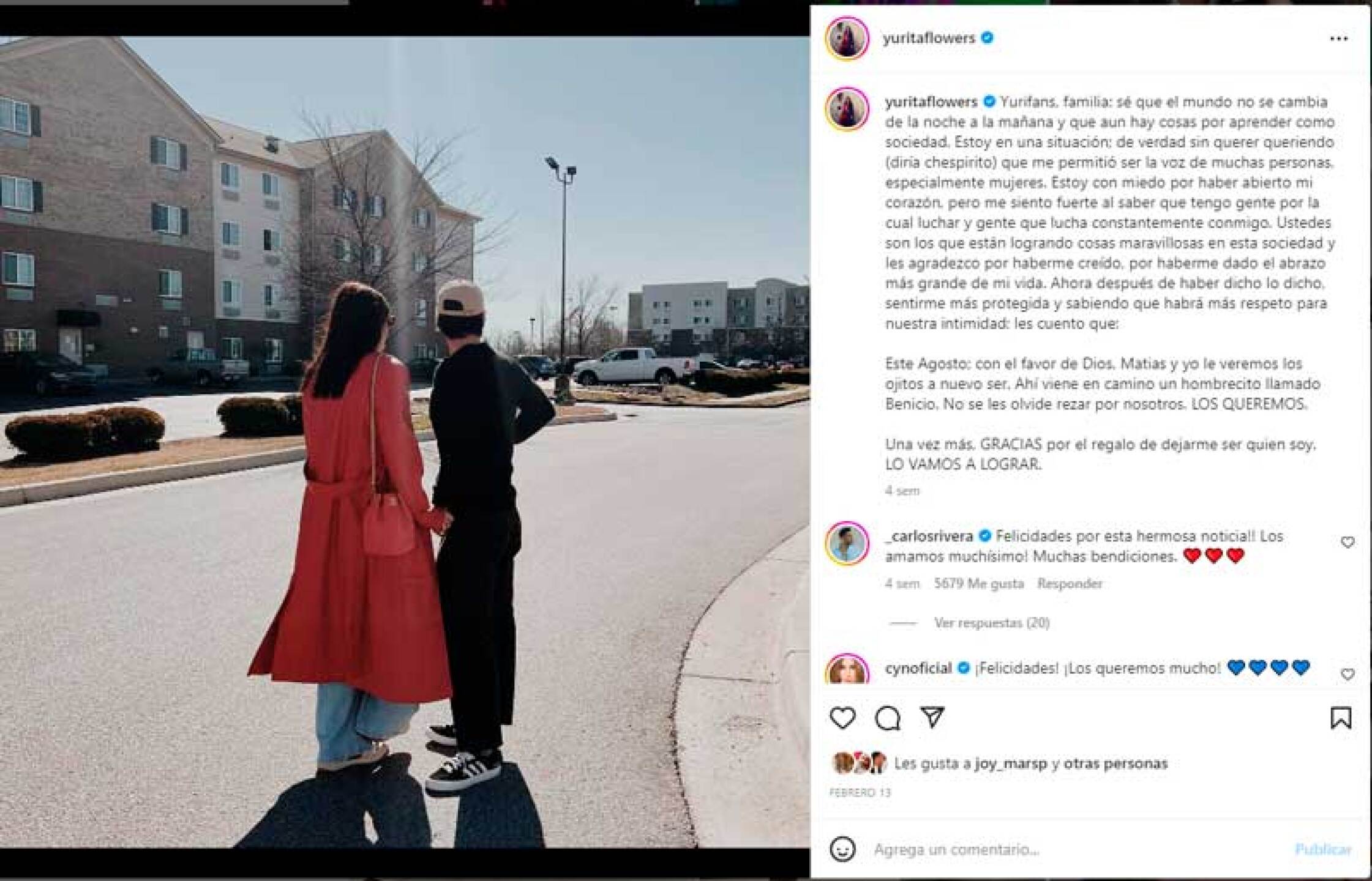 Yuridia presume su embarazo en redes sociales y se ve radiante