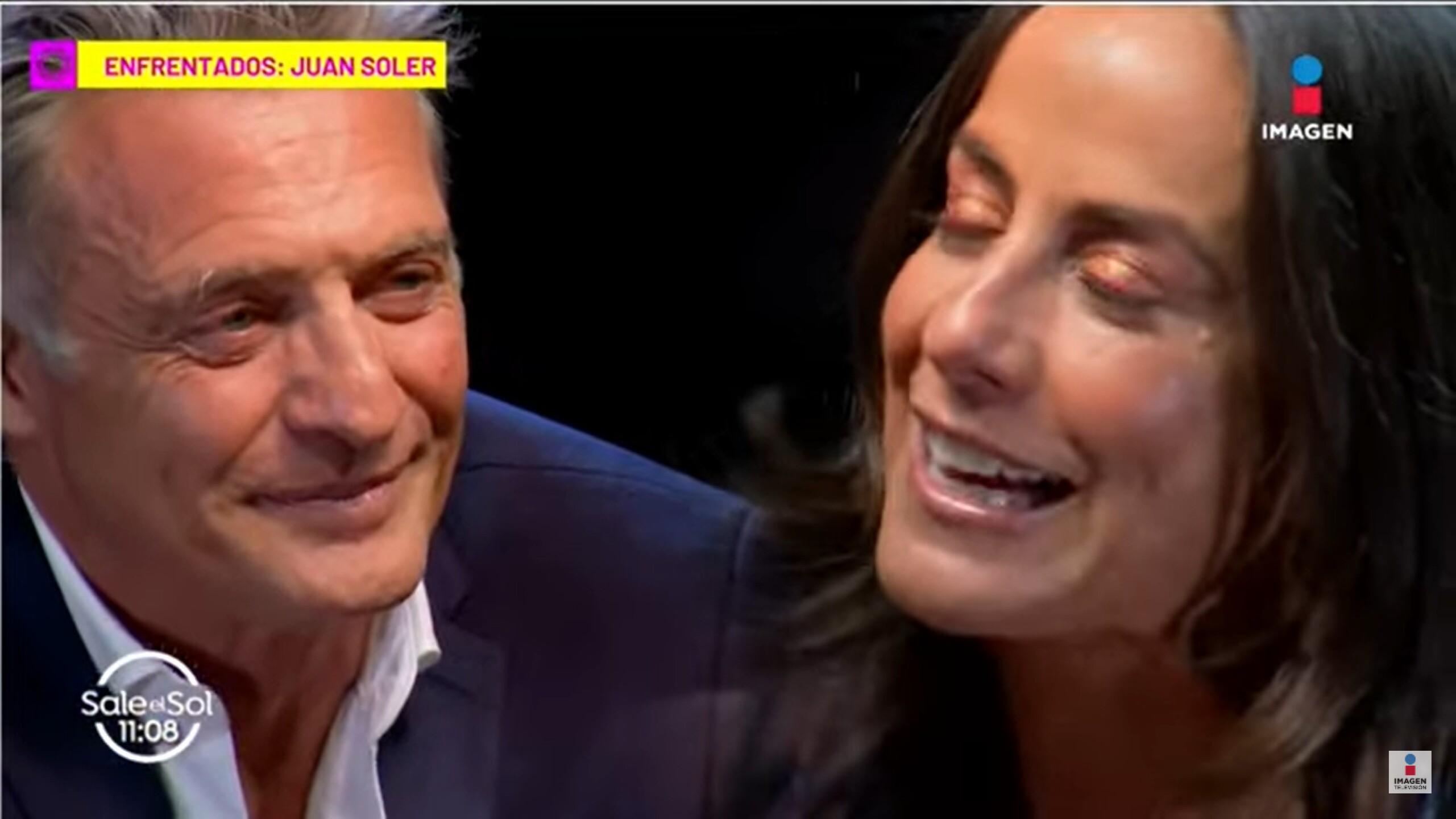 Juan Soler momento romántico con Paulina Mercado