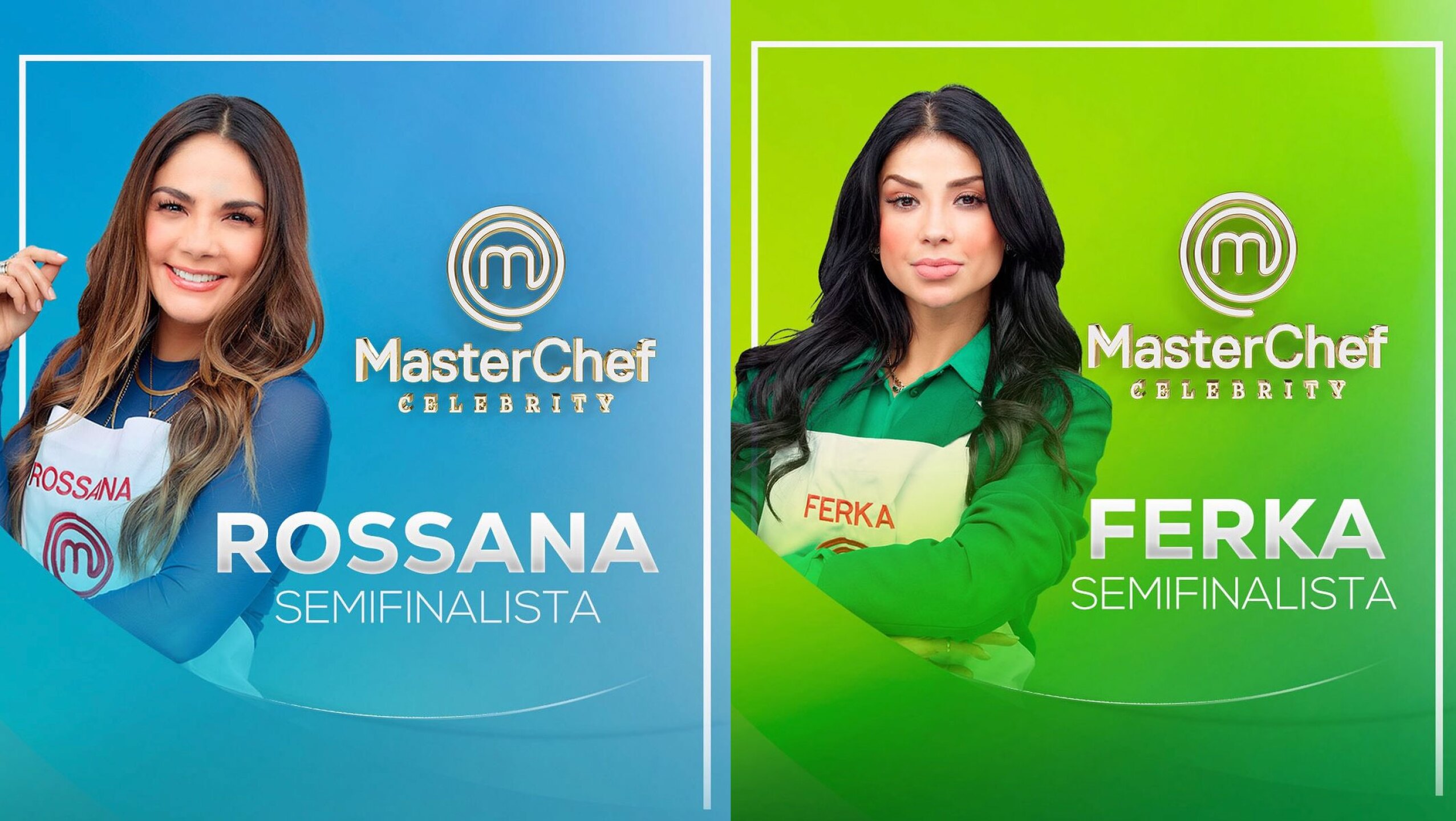 Rossana Nájera y Ferka semifinalistas MasterChef Celebrity