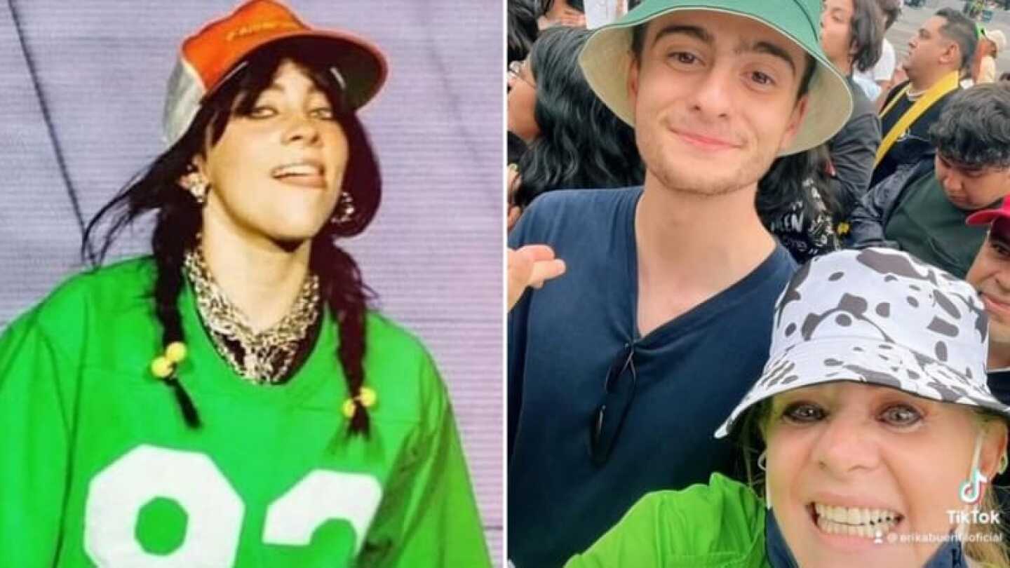 Erika Buenfil pasó frío y lluvia con tal de ver a Billie Eilish; ¡vivió la experiencia completa!
