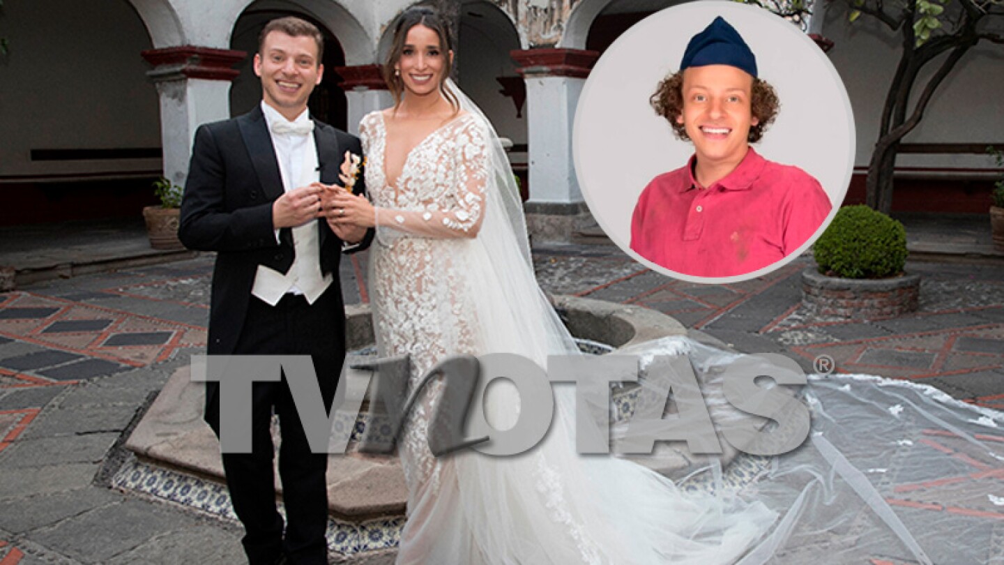 Actor de Vecinos llega al altar y da el “sí” en una íntima boda religiosa
