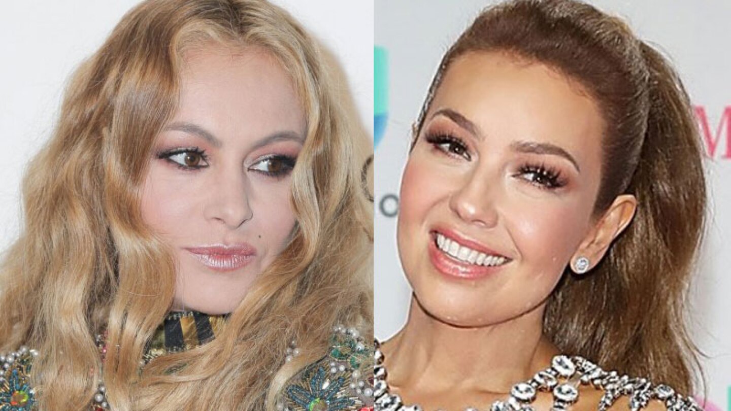 Thalía y Paulina Rubio avivan rivalidad
