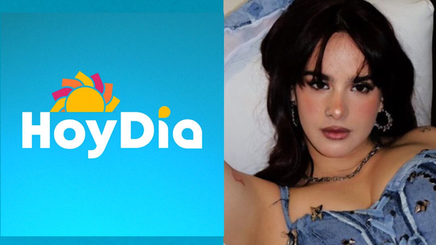 Gala Montes y logo de Hoy Día