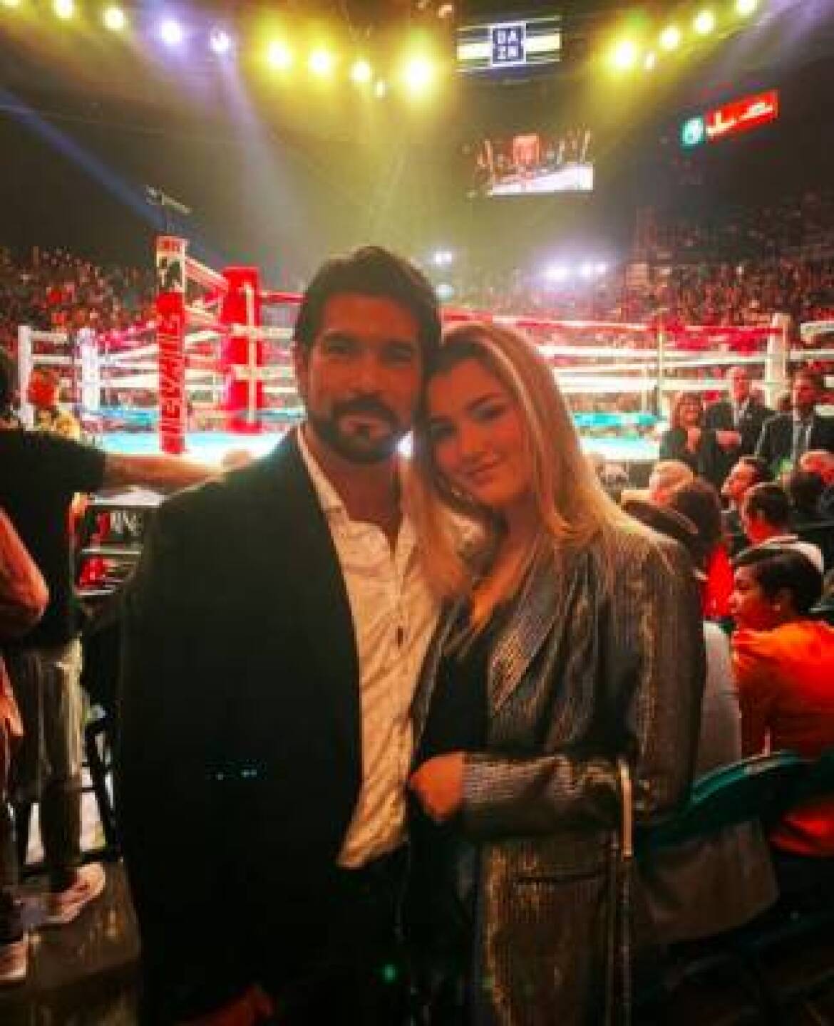 Carmona y su hija Melenie