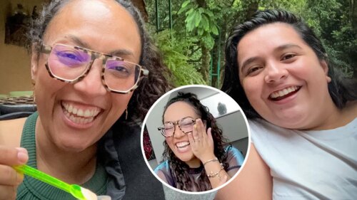 Michelle Rodríguez y su novia foto anillo