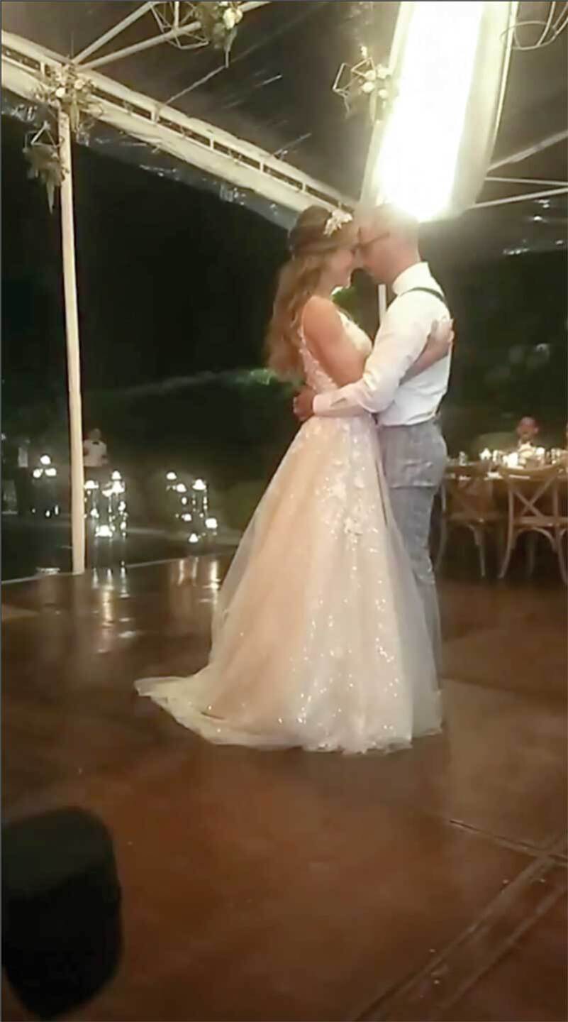 Ana Belena y José Lascurain tuvieron una boda muy íntima.