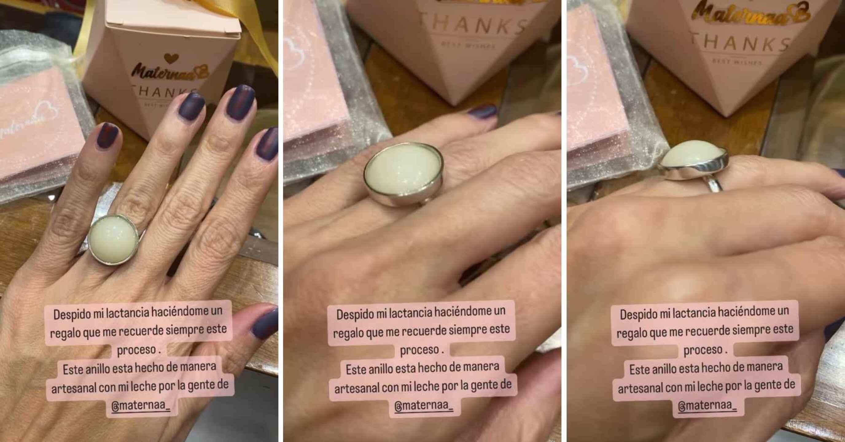 Fernanda Castillo y la moda de accesorios de leche materna, ¿cuánto cuesta esta joyería para mamis?