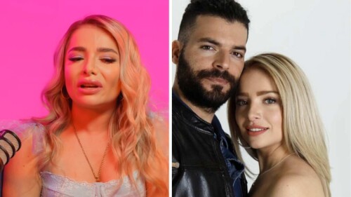 Adrián Di Monte y Sandra Itzel