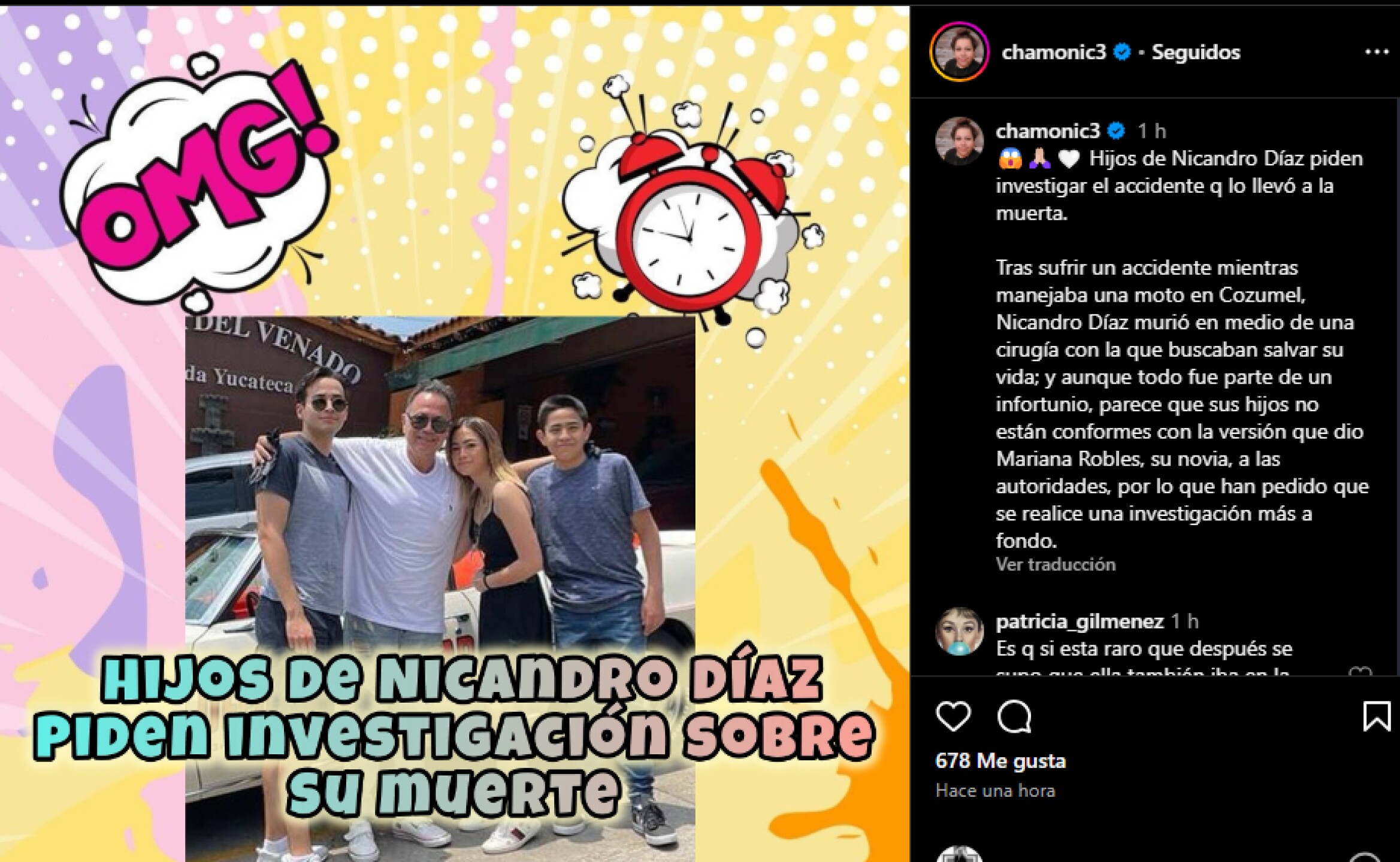 Hijos de Nicandro Díaz piden investigar el deceso del productor