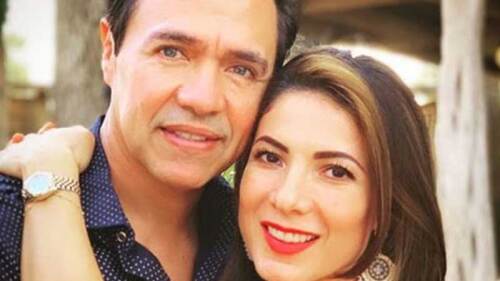 Priscila Ángel celebra su aniversario de bodas.