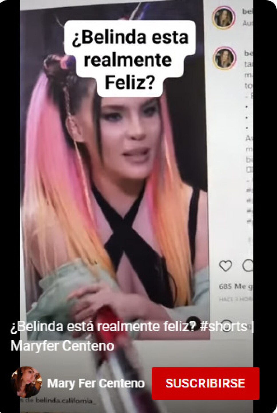 Maryfer Centeno explica por qué Belinda dice que ya es feliz