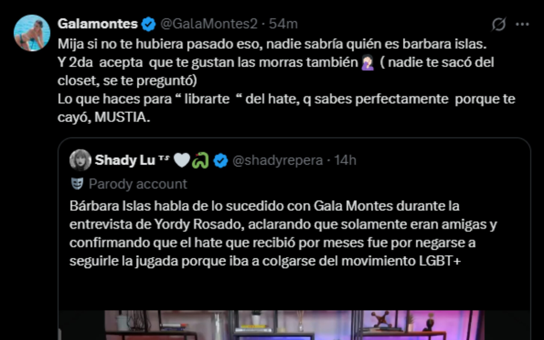 Gala Montes arremete contra Bárbara Islas