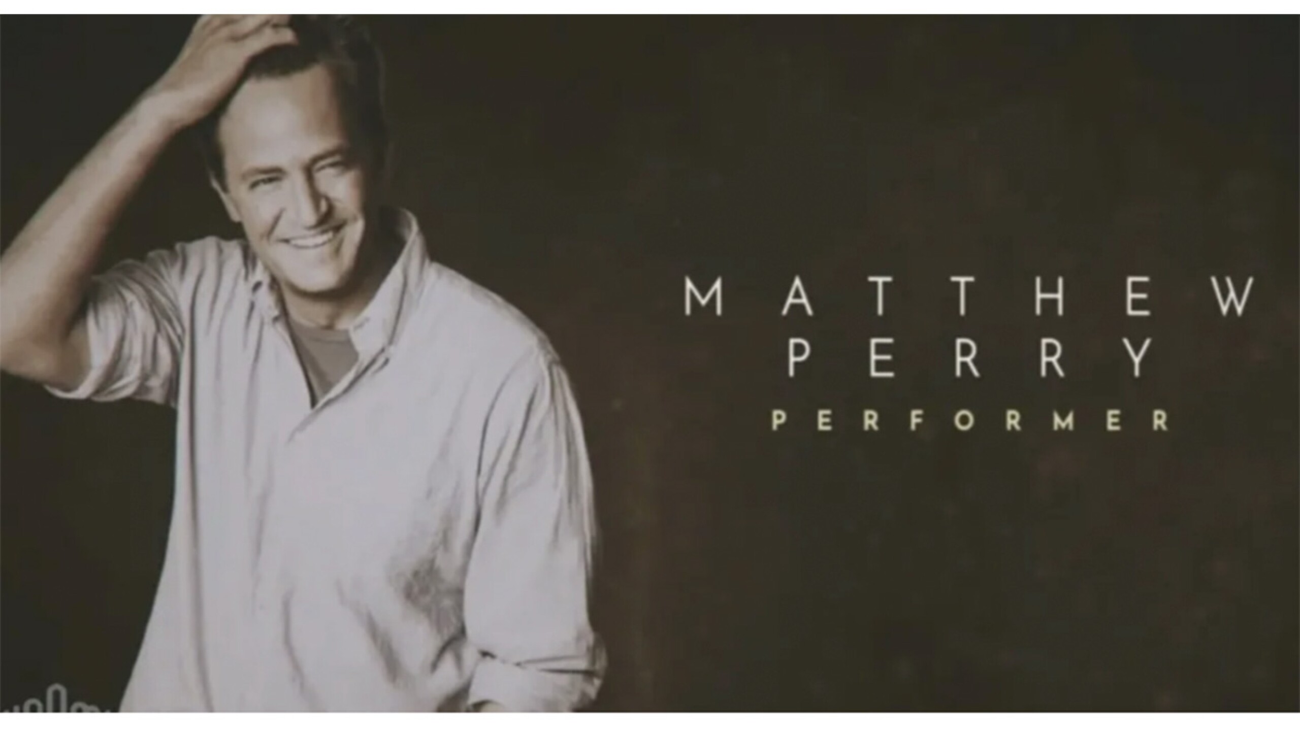 Matthew Perry homenaje Premios Emmy