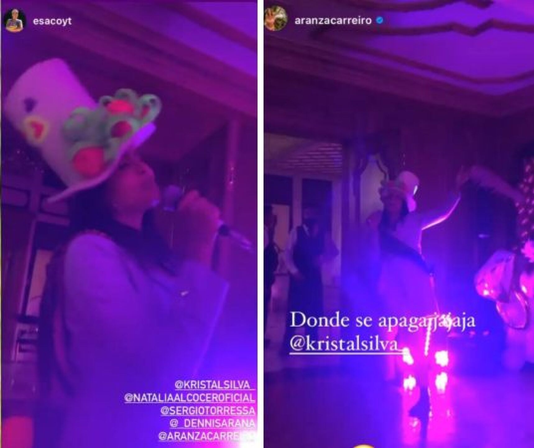 Kristal Silva celebra despedida soltera boda