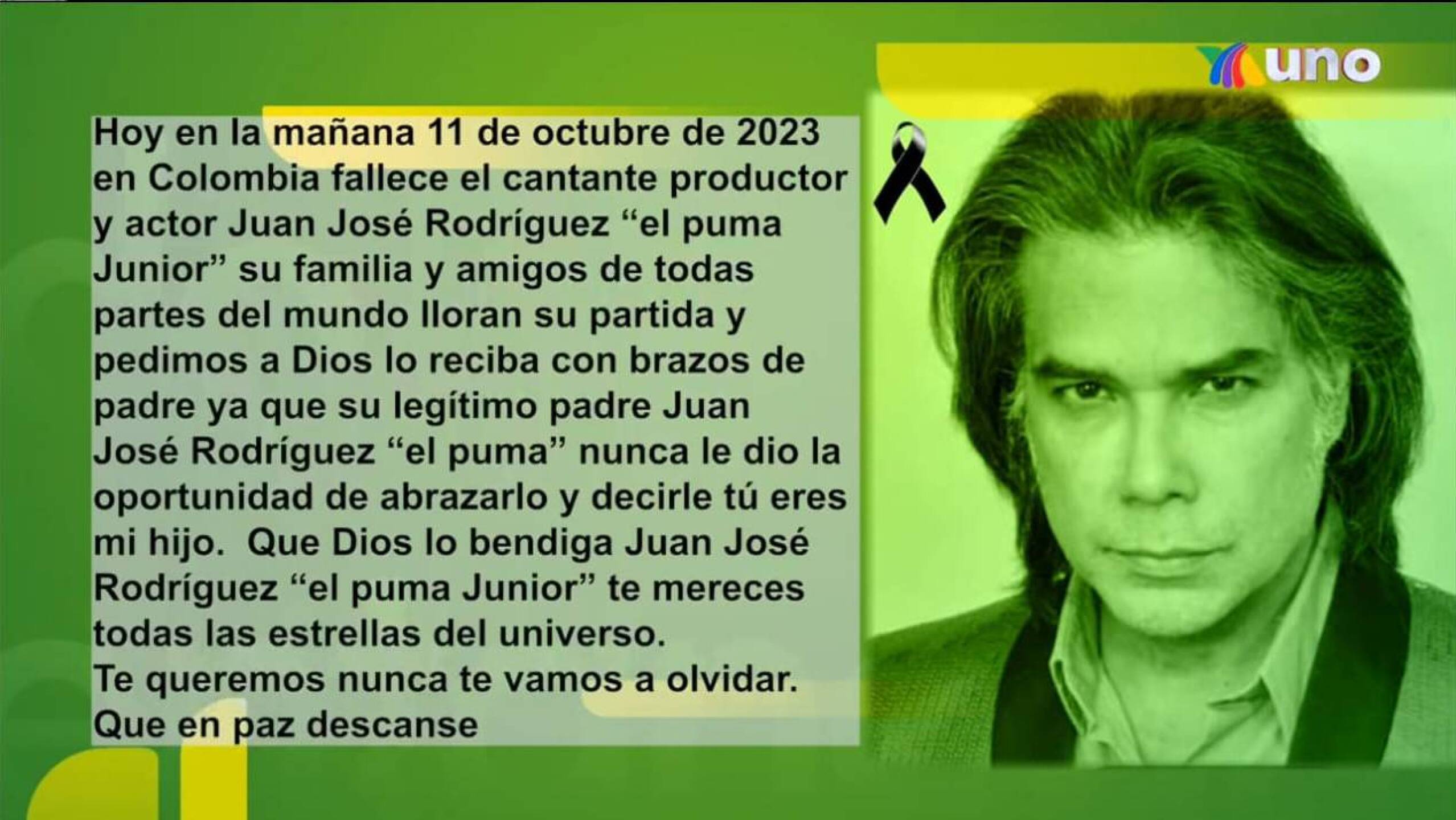 Juan José Rodríguez 'El Puma Jr.' fallece
