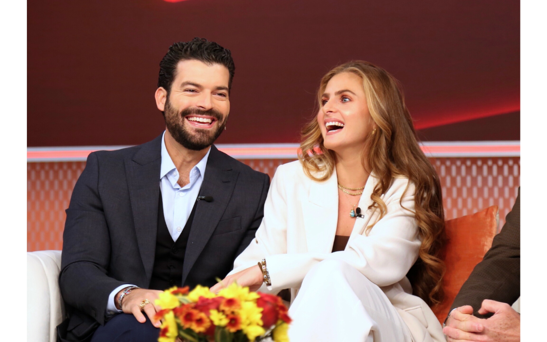 Adrián Di Monte y su esposa