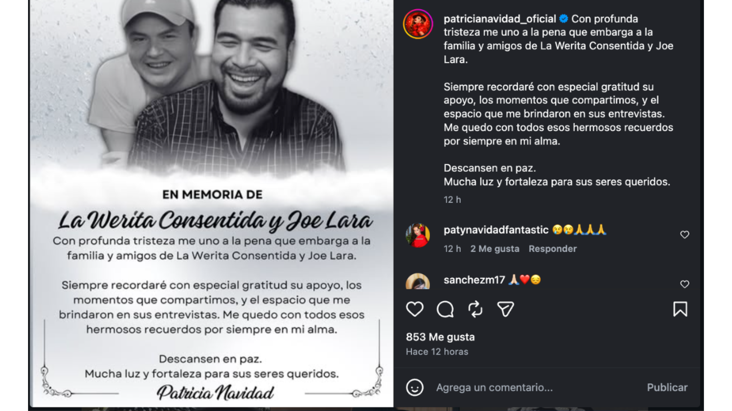 Paty Navidad de LUTO