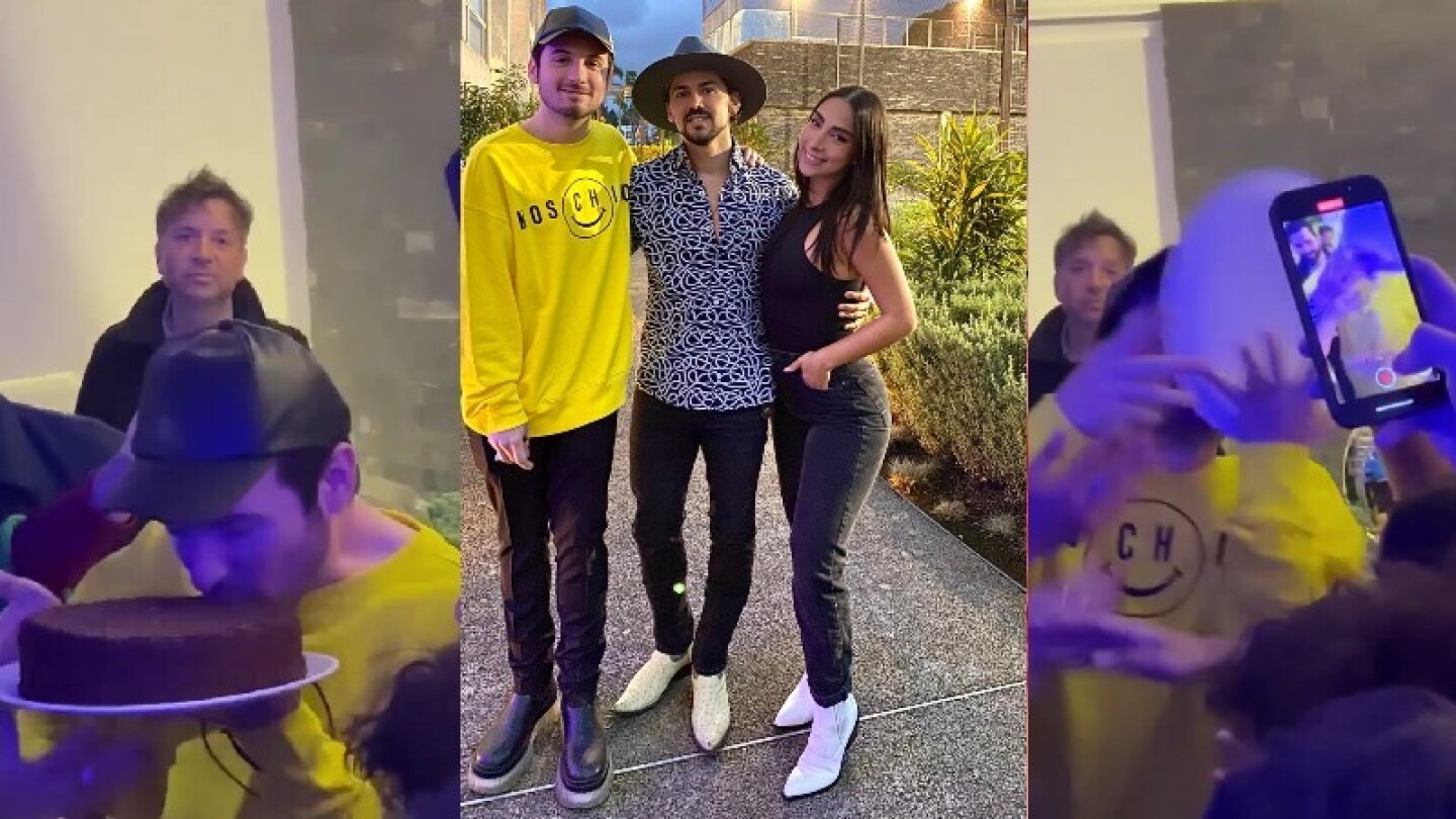 Jesús Zavala celebró su cumpleaños con elenco de Alegrijes y rebujos y se le cayó el pastel