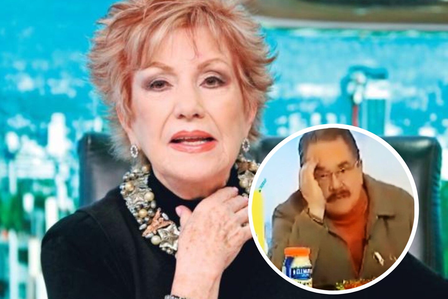 Maxine Woodside se equivoca como Pedro Sola